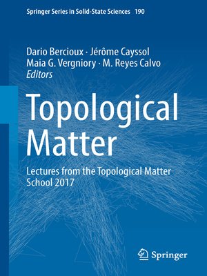 cover image of Topological Matter
